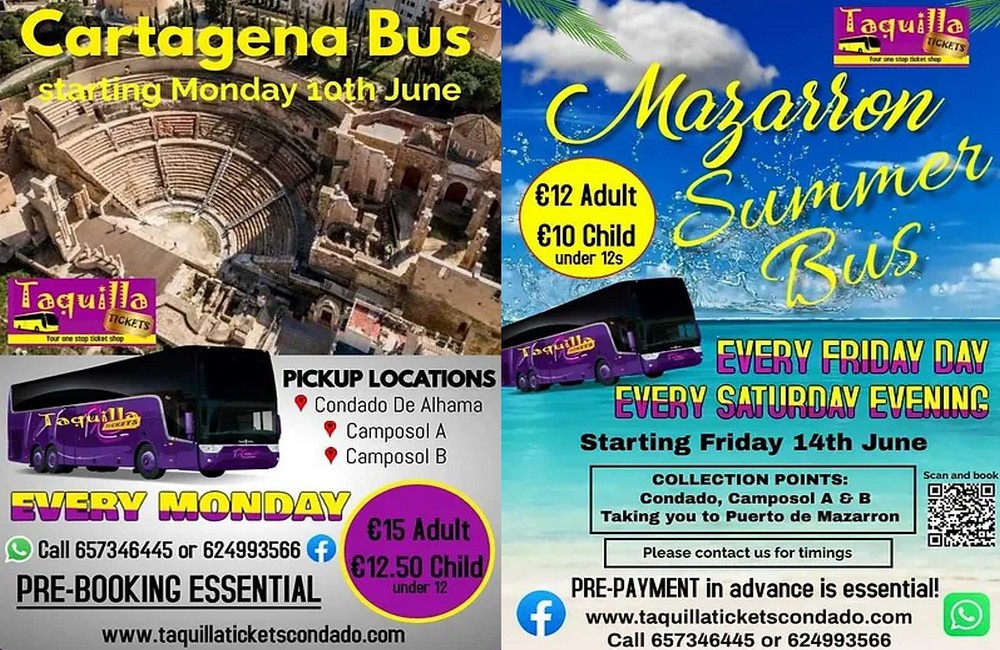 Taquilla Tickets & In The Sun Holidays 1